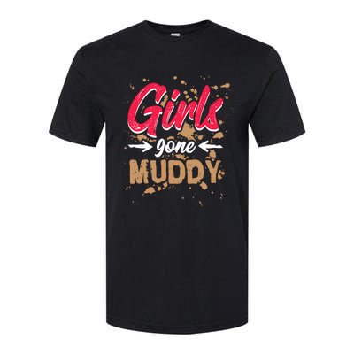 Girl Gone Muddy Mud Runs For Wo Mud Running Team Softstyle® CVC T-Shirt