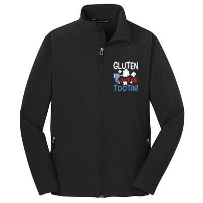 Gluten Got Me Tootin Gluten Allergy Celiac Disease Core Soft Shell Jacket