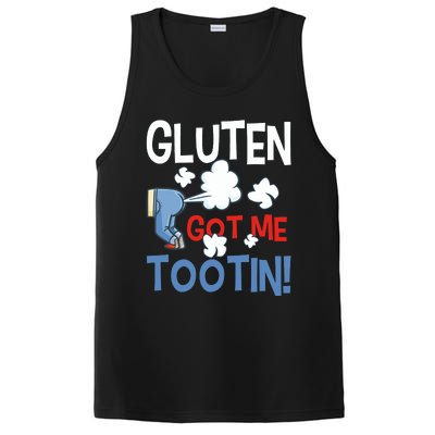 Gluten Got Me Tootin Gluten Allergy Celiac Disease PosiCharge Competitor Tank