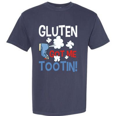 Gluten Got Me Tootin Gluten Allergy Celiac Disease Garment-Dyed Heavyweight T-Shirt