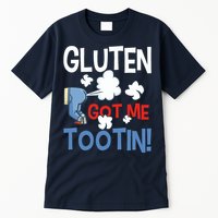 Gluten Got Me Tootin Gluten Allergy Celiac Disease Tall T-Shirt