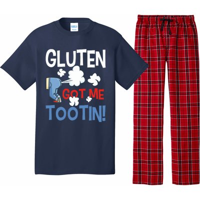 Gluten Got Me Tootin Gluten Allergy Celiac Disease Pajama Set