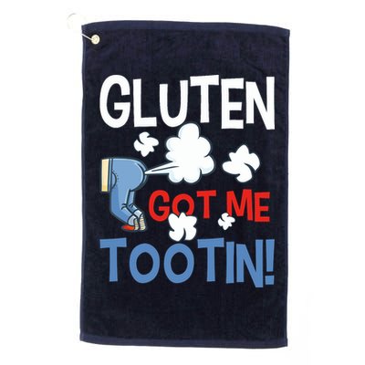 Gluten Got Me Tootin Gluten Allergy Celiac Disease Golf Towel
