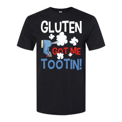 Gluten Got Me Tootin Gluten Allergy Celiac Disease Softstyle CVC T-Shirt