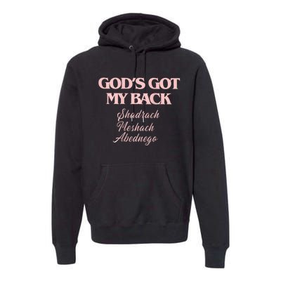 Gods Got My Back Premium Hoodie