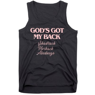 Gods Got My Back Tank Top