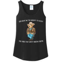 God Grant Me The Serenity To Accept The Vibes That Arent Rootin Tootin Ladies Essential Tank