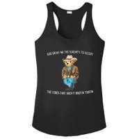 God Grant Me The Serenity To Accept The Vibes That Arent Rootin Tootin Ladies PosiCharge Competitor Racerback Tank