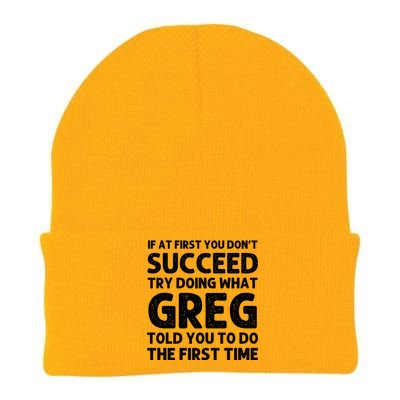 Greg Gift Name Personalized Birthday Funny Christmas Joke Knit Cap Winter Beanie