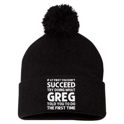 Greg Gift Name Personalized Birthday Funny Christmas Joke Pom Pom 12in Knit Beanie