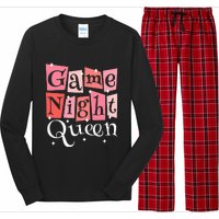 Girl Game Night Daughter Family Board Game Night Long Sleeve Pajama Set