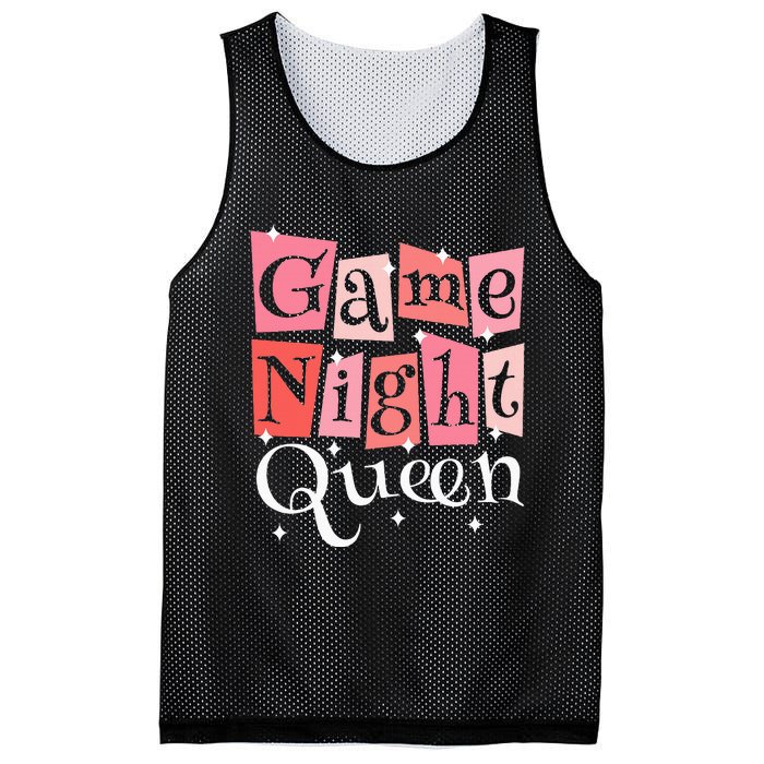 Girl Game Night Daughter Family Board Game Night Mesh Reversible Basketball Jersey Tank