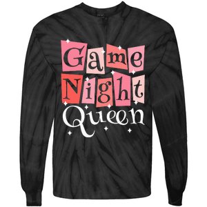 Girl Game Night Daughter Family Board Game Night Tie-Dye Long Sleeve Shirt