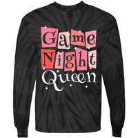 Girl Game Night Daughter Family Board Game Night Tie-Dye Long Sleeve Shirt