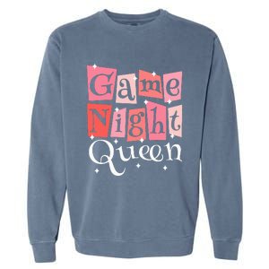 Girl Game Night Daughter Family Board Game Night Garment-Dyed Sweatshirt