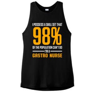 Gastroenterology Gastro Nurse Skill Set Gi Nursing Rn Gift Ladies PosiCharge Tri-Blend Wicking Tank