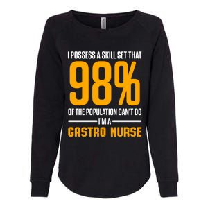 Gastroenterology Gastro Nurse Skill Set Gi Nursing Rn Gift Womens California Wash Sweatshirt