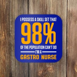 Gastroenterology Gastro Nurse Skill Set Gi Nursing Rn Gift Coaster