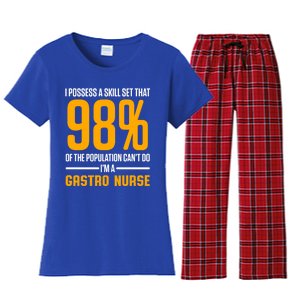 Gastroenterology Gastro Nurse Skill Set Gi Nursing Rn Gift Women's Flannel Pajama Set