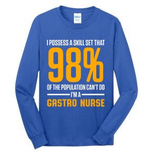 Gastroenterology Gastro Nurse Skill Set Gi Nursing Rn Gift Tall Long Sleeve T-Shirt