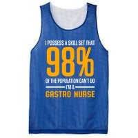 Gastroenterology Gastro Nurse Skill Set Gi Nursing Rn Gift Mesh Reversible Basketball Jersey Tank