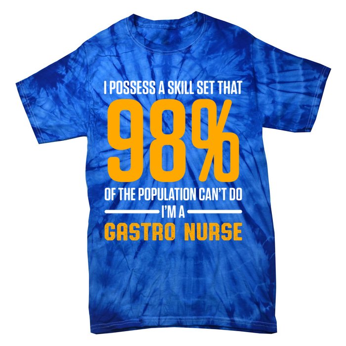 Gastroenterology Gastro Nurse Skill Set Gi Nursing Rn Gift Tie-Dye T-Shirt