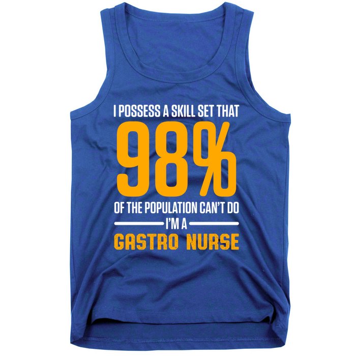 Gastroenterology Gastro Nurse Skill Set Gi Nursing Rn Gift Tank Top