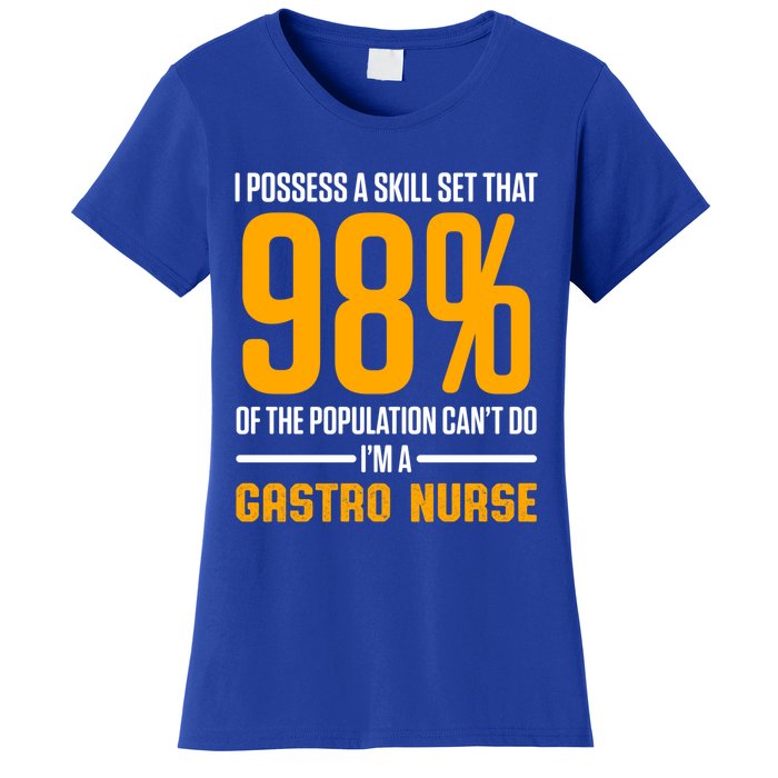 Gastroenterology Gastro Nurse Skill Set Gi Nursing Rn Gift Women's T-Shirt