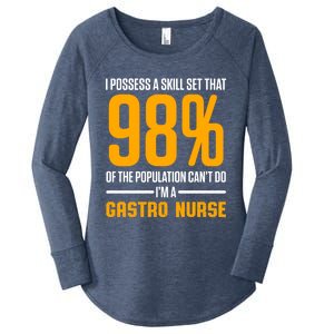 Gastroenterology Gastro Nurse Skill Set Gi Nursing Rn Gift Women's Perfect Tri Tunic Long Sleeve Shirt