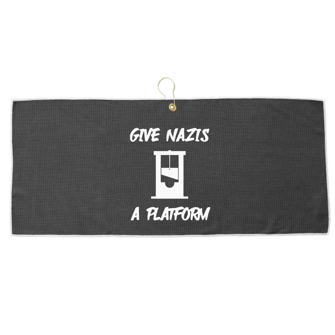 Gabe Give Nazis A Platform Large Microfiber Waffle Golf Towel