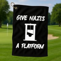 Gabe Give Nazis A Platform Golf Towel