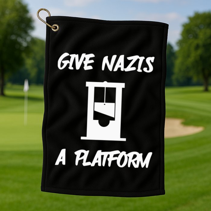 Gabe Give Nazis A Platform Golf Towel