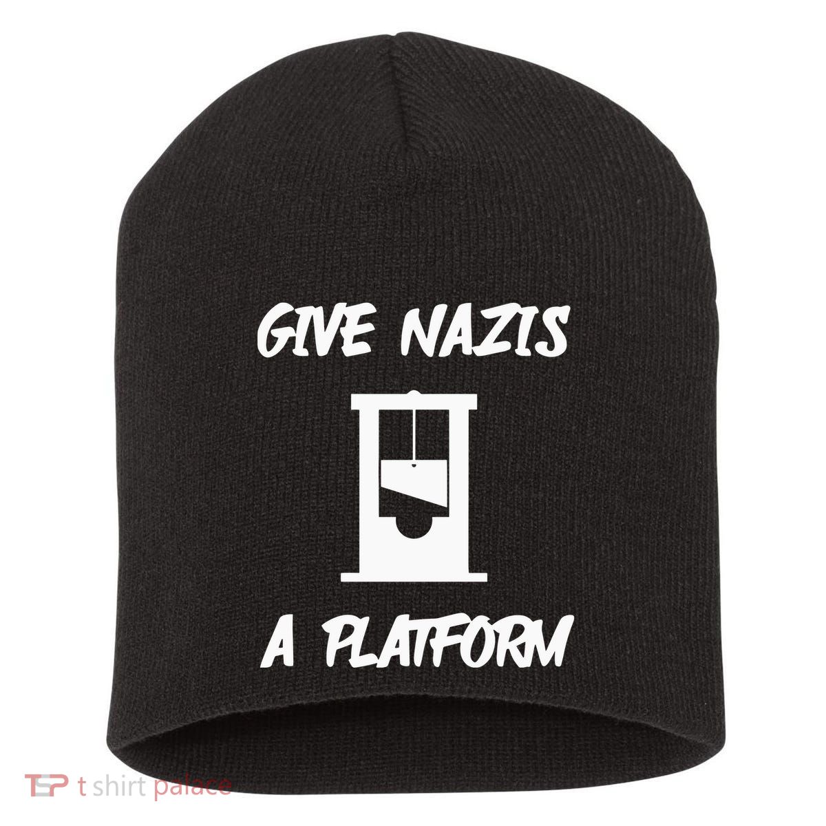 Gabe Give Nazis A Platform Short Acrylic Beanie