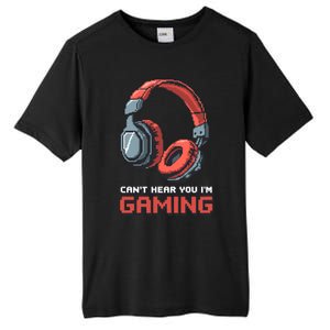 Gamer Graphic Ns Video Gaming Funny Headset Funny Gift Tall Fusion ChromaSoft Performance T-Shirt