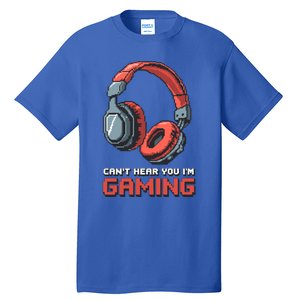 Gamer Graphic Ns Video Gaming Funny Headset Funny Gift Tall T-Shirt