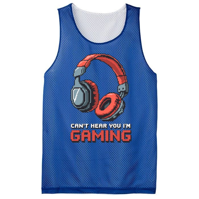 Gamer Graphic Ns Video Gaming Funny Headset Funny Gift Mesh Reversible Basketball Jersey Tank