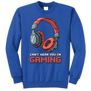 Gamer Graphic Ns Video Gaming Funny Headset Funny Gift Tall Sweatshirt