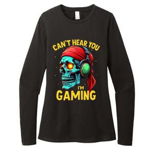 Gamer Graphic Ns Video Gaming Funny Skull Gift Womens CVC Long Sleeve Shirt