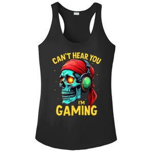 Gamer Graphic Ns Video Gaming Funny Skull Gift Ladies PosiCharge Competitor Racerback Tank