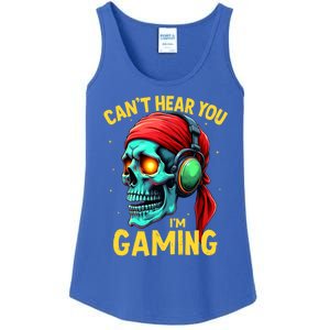 Gamer Graphic Ns Video Gaming Funny Skull Gift Ladies Essential Tank