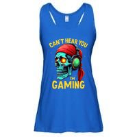 Gamer Graphic Ns Video Gaming Funny Skull Gift Ladies Essential Flowy Tank