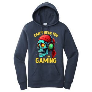 Gamer Graphic Ns Video Gaming Funny Skull Gift Women's Pullover Hoodie