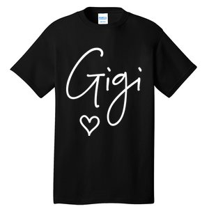 Gigi Grandma Name Women Christmas MotherS Day Birthday Tall T-Shirt