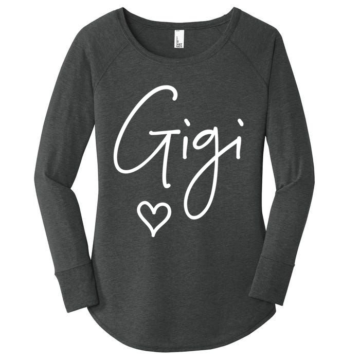 Gigi Grandma Name Women Christmas MotherS Day Birthday Women's Perfect Tri Tunic Long Sleeve Shirt