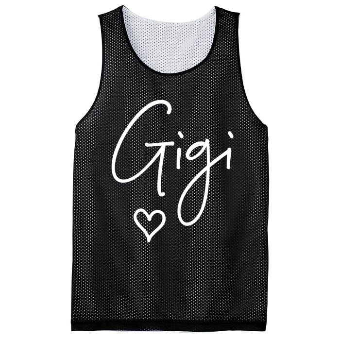 Gigi Grandma Name Women Christmas MotherS Day Birthday Mesh Reversible Basketball Jersey Tank