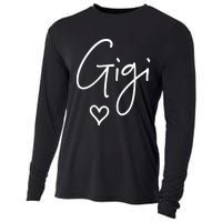 Gigi Grandma Name Women Christmas MotherS Day Birthday Cooling Performance Long Sleeve Crew