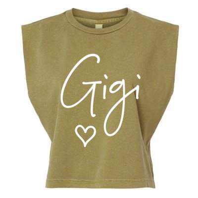 Gigi Grandma Name Women Christmas MotherS Day Birthday Garment-Dyed Women's Muscle Tee