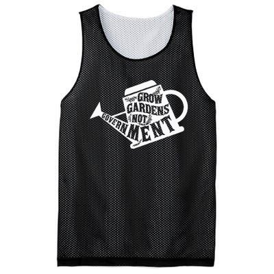 Grow Garden Not Government Homesteading Less Government Mesh Reversible Basketball Jersey Tank