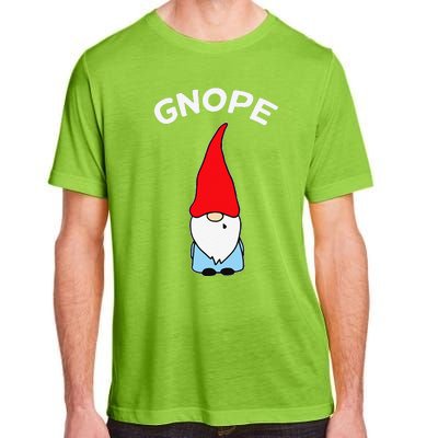 Gnope Gnome Nope Funny Christmas Party Funny Funny Adult ChromaSoft Performance T-Shirt