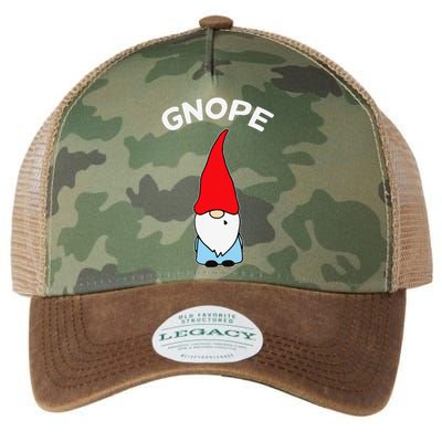 Gnope Gnome Nope Funny Christmas Party Funny Funny Legacy Tie Dye Trucker Hat